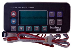 6600-148  Sundance Spa Inground  Control Panel, 800/850  Series, 40ft cable harness, 2-Pump, For Inground Spas 1993-1999