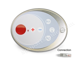 6600-633 Sundance 680, 780 Series, Sweetwater Spa Side Control, 2 Pump, 2003-2007