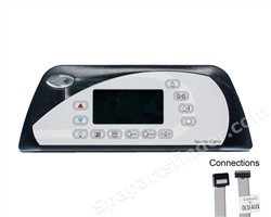 6600-882 Sundance Spa 880 Grey Control Panel - 2012